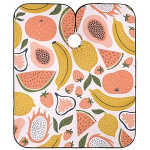 Kapper Cape Doek Fruit Salon Cape Antistatische Kapsel Cape Professionele Haar Snijden Toga Voor Snijden Familie Kleurplaten