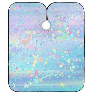 Salon Cape Regenboog Mesh Kappers Schort Verstelbare Kapsel Schort Jurk Waterdichte Kappers Voor Kapper Snijden Kids