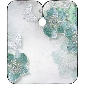 Haar Snijden Cape Bloemen En Sieraden Kappers Jurk Verstelbare Kappers Cape Waterdichte Kapsel Schort Jurk Voor Kinderen Kapsel Kinderen