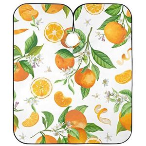 Kapsel Cape Oranje Vruchten Kappers Salon Cape Professionele Kappers Jurk Verstelbare Kappers Voor Snijden Mannen Kleurplaten