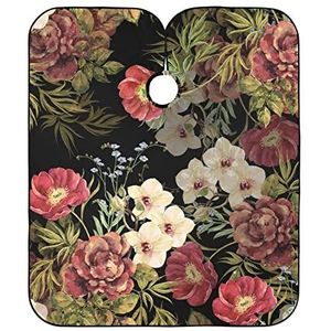 Haar Snijden Schort Elegante Bloemen Kapper Schort Cape Antistatische Kapper Kapper Kapper Cape Waterdichte Kapper Kapper Cape Voor Kapsel Mannen Vrouwen