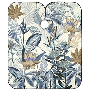Kappersschort Bloeiende Bloemen Kappersjurk Vlekbestendig Kapsel Cape Unisex Volledige Lengte Cape Voor Familie Styling Salon