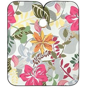 Kapper Schort Bloem Patroon Kappers Schort Waterdichte Kappers Jurk Gepersonaliseerde Haar Snijden Toga Voor Familie Kleurplaten Mannen