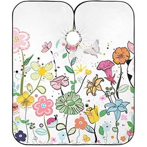 Kappers Salon Cape Wildflower Schort Gepersonaliseerde Haar Snijden Jurk Verstelbare Kapper Schort Voor Haar Knippen Kappers Styling
