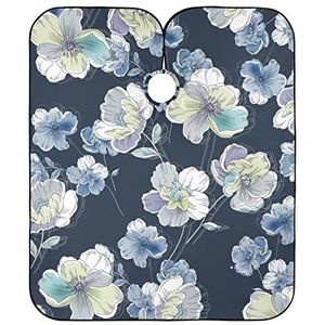 Kapper Kapsel Cape Aquarel Bloemen Kapsel Schort Jurk Vlekbestendig Haar Snijden Cape Professionele Haar Snijden Schort Voor Snijden Kapper Kids