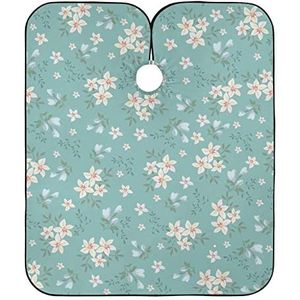 Styling Capes Geel Kleine Bloem Volledige Lengte Cape Gepersonaliseerde Kappers Professionele Kapper Cape Doek Voor Kinderen Kapsel Mannen