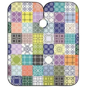 Kapper Kapper Cape Mandala Patroon Kapper Kapper Cape Gepersonaliseerde Kappers Salon Cape Vlekbestendige Kapper Jurk Voor Kappers Kleuren Snijden