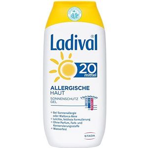Ladival Zonbeschermingsgel SPF 20 voor allergische huid, 200 ml gel