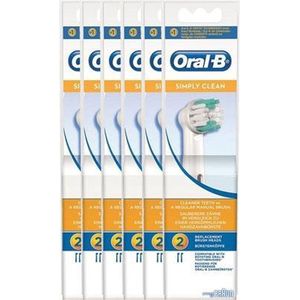 10x Oral B Opzetborstels Simply Clean White Eb17b Voordeelverpakking