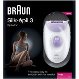 Braun Silk-épil 3-170 - Epilator - 20-pincettensysteem met Smartlight en massagerollers