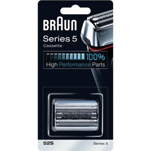 8x Braun Scheercassette 52S Series 5 Zilver