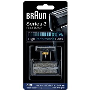Braun Series 3 31B Foil Zwart - Vervangend Scheerblad