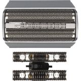 Braun Kombipack 31S Silber NEW Scherfolie + Schermesser