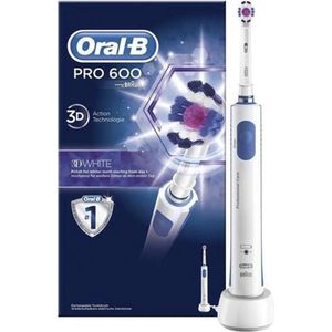 Oral-b - Pro 600 3DWhite Electric - Tandenborstel - 1 Stuks