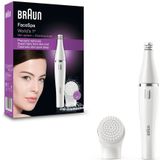Braun - Face SE810 - Epilator - Wit - Inclusief Gezichtsreinigingsborstel