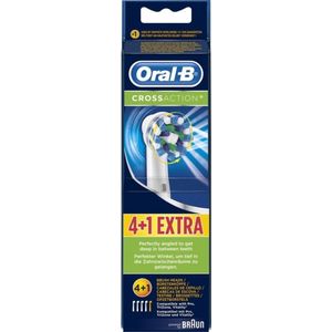 Oral-B Opzetborstels CrossAction Wit 5 stuks