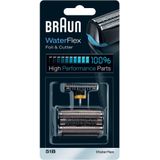 Braun 51B combipack 8000 scheerfolie en bladblok zwart 1 set