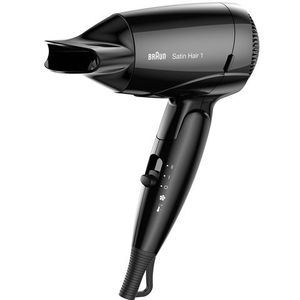 Braun - Satin Hair 1 HD 130 - Föhn - Zwart - 1200 W