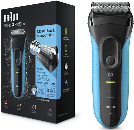 Braun - Series 3 3010 - Scheerapparaat - Wet & Dry - MicroComb Technologie