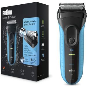 Braun - Series 3 ProSkin - Scheerapparaat - Zwart - Waterbestendig