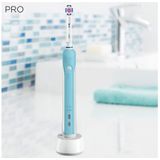 Oral-B PRO 700 Volwassene Roterende-oscillerende tandenborstel Blauw, Wit