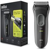Braun Series 3 3000S Scheerapparaat Zwart