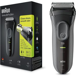 Braun Series 3 3000S Scheerapparaat Zwart