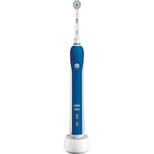 Oral-B PRO 2 2000 BLUE Elektrische Tandenborstel Volwassene Roterende Tandenborstel Blau - Wit