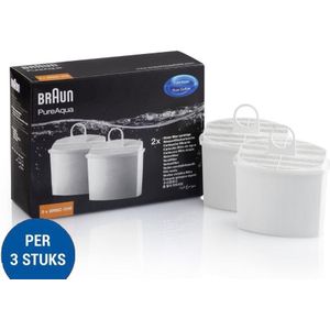 6x Braun Waterfilter PureAqua BRSC 006 / KWF2 (2St.)