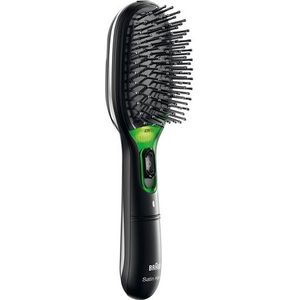Braun BR710 Volwassene Paddle haarborstel Zwart, Groen 1 stuk(s)
