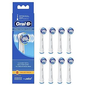 Braun Oral-B opzetborstels Precision Clean 8 stuks (voor alle roterende tandenborstels van Oral-B)