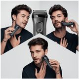 Braun - Series 3 Shave&Style - Elektrisch Scheerapparaat - Zwart - Accu/Netsnoer