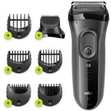 Braun - Series 3 Shave&Style - Elektrisch Scheerapparaat - Zwart - Accu/Netsnoer
