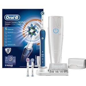 Oral-B SmartSeries 5000 Elektrische tandenborstel, met timer en drie opzetborstels, blauw