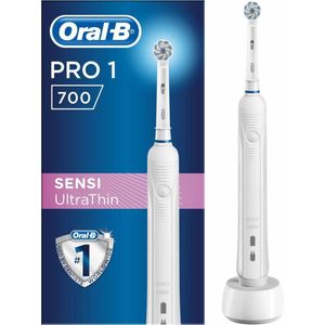 Oral-B PRO Pro 700 - Sensi-Clean - Elektrische Tandenborstel - Wit