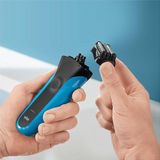 Braun Series 3 Elektrische Scheerapparaat Blauw/Zwart