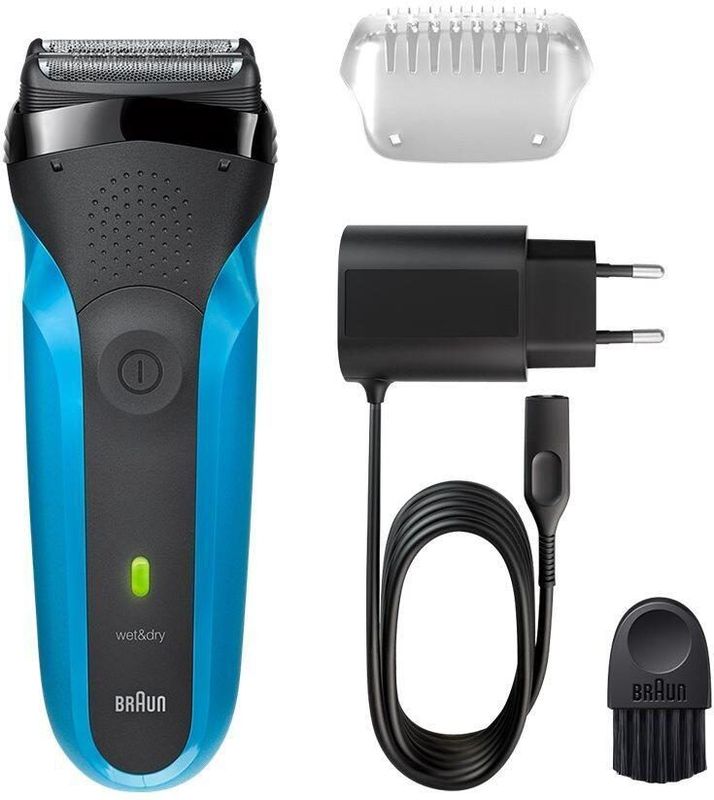 Braun Series 3 Elektrische Scheerapparaat Blauw/Zwart