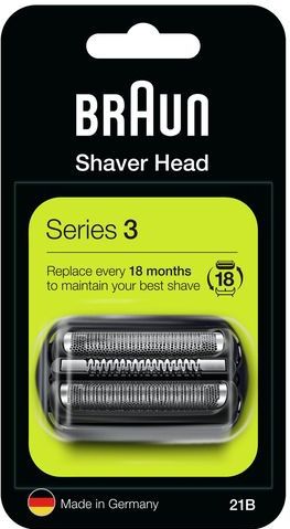 Braun Series 3 - Vervangende Scheerkop - Scheerblad Zwart