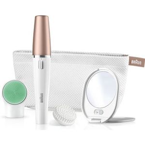 Braun - FaceSpa 851V - Haarverwijderaar - Wit/Goud - Waterbestendig