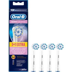 Oral-B Sensi Ultrathin Opzetborstels, Verpakking Van 4