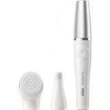 Braun FaceSpa PRO 910 2in1 Gezichtsepilator en Reinigingsborstel Wit