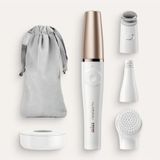 Braun - FaceSpa Pro 911 - Gezichtsepilator - Wit/Brons - Met 3 Extra’s