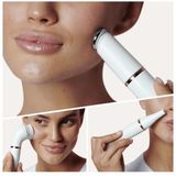 Braun - FaceSpa Pro 911 - Gezichtsepilator - Wit/Brons - Met 3 Extra’s