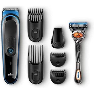 Braun MGK3045 - 7-in-1 Multigroomingkit - Precisietrimmer met 13 lengtes - Zwart/Blauw