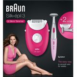 Braun Silk-épil 3 3-420 Epilator En Bikinitrimmer