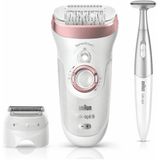 Braun Silk-épil 9 9-890 - Epilator - Wit/Roségoud