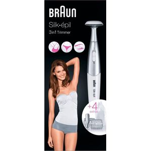 Braun FG1100 White Met 4 Extra's - Bikinitrimmer