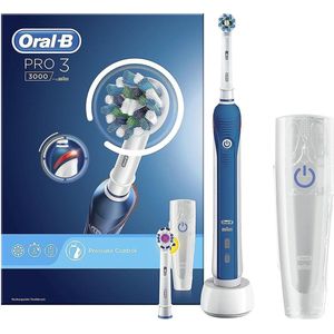 Oral-B Pro 3 3000 - Elektrische Tandenborstel - 3D-reinigingsactie - Blauw