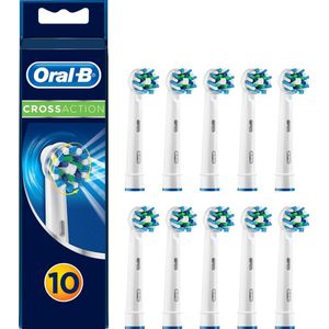 Oral-B CrossAction Opzetborstels, 8 + 2 stuks Brievenbusverpakking