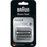 Braun Elektrisch Scheerapparaat Vervangingskop 83M, Zilver, Compatibel Met Series 8 Elektrische Scheerapparaten